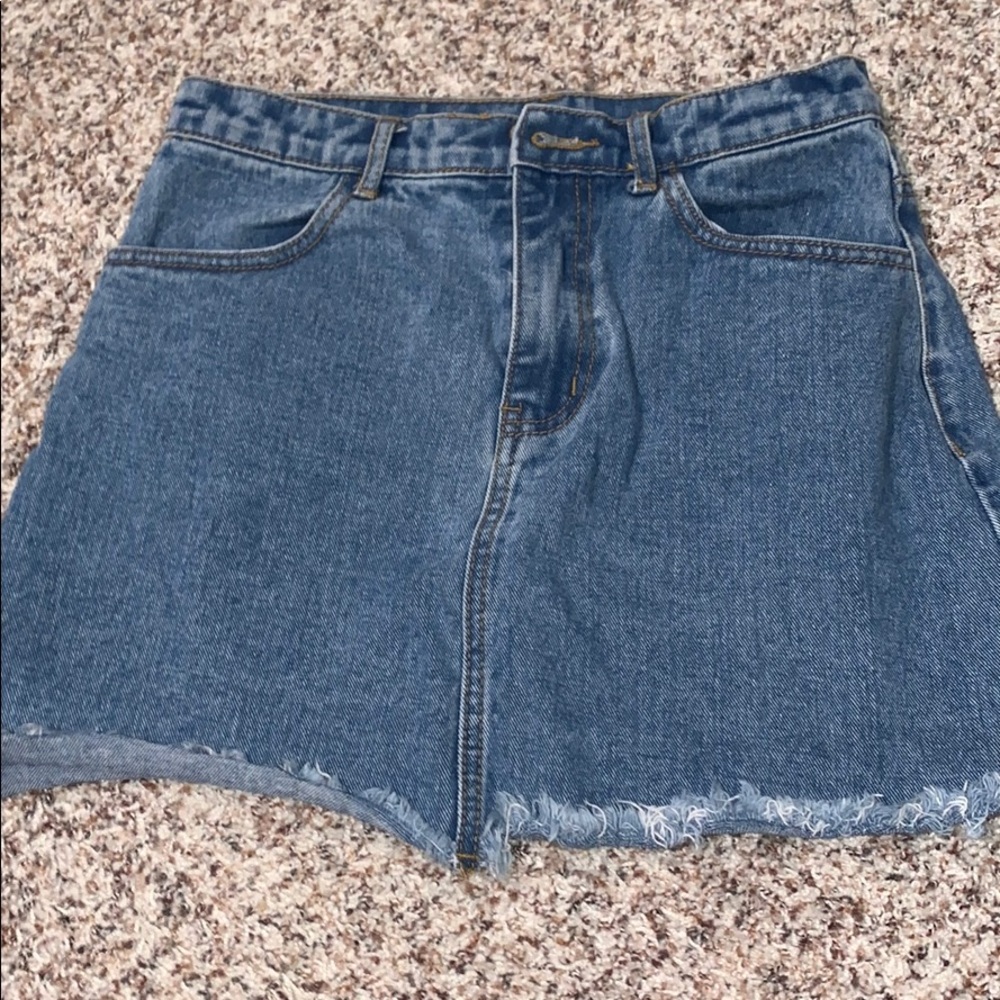 PacSun denim skirt
